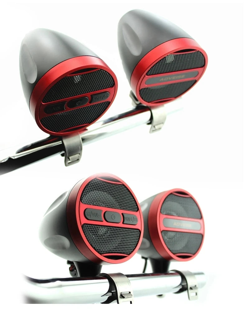Altavoces Moto Bluetooth 3" IPX4 12V Din Universal