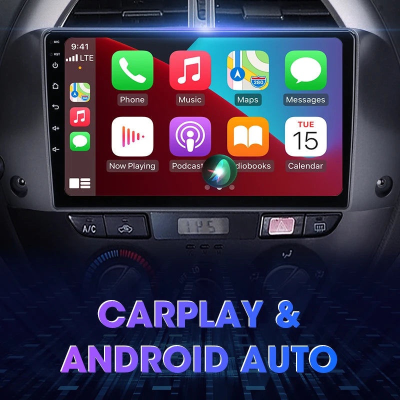 9” 2 Din Android car radio for Toyota RAV4 2001–2006
