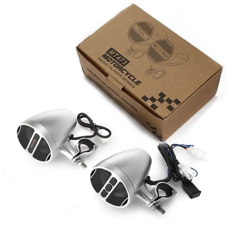 Altavoces Moto Bluetooth 3" IPX4 12V Din Universal