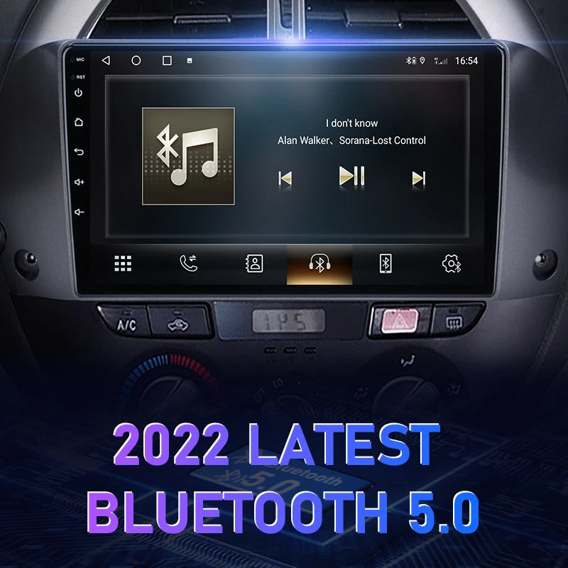 9” 2 Din Android car radio for Toyota RAV4 2001–2006