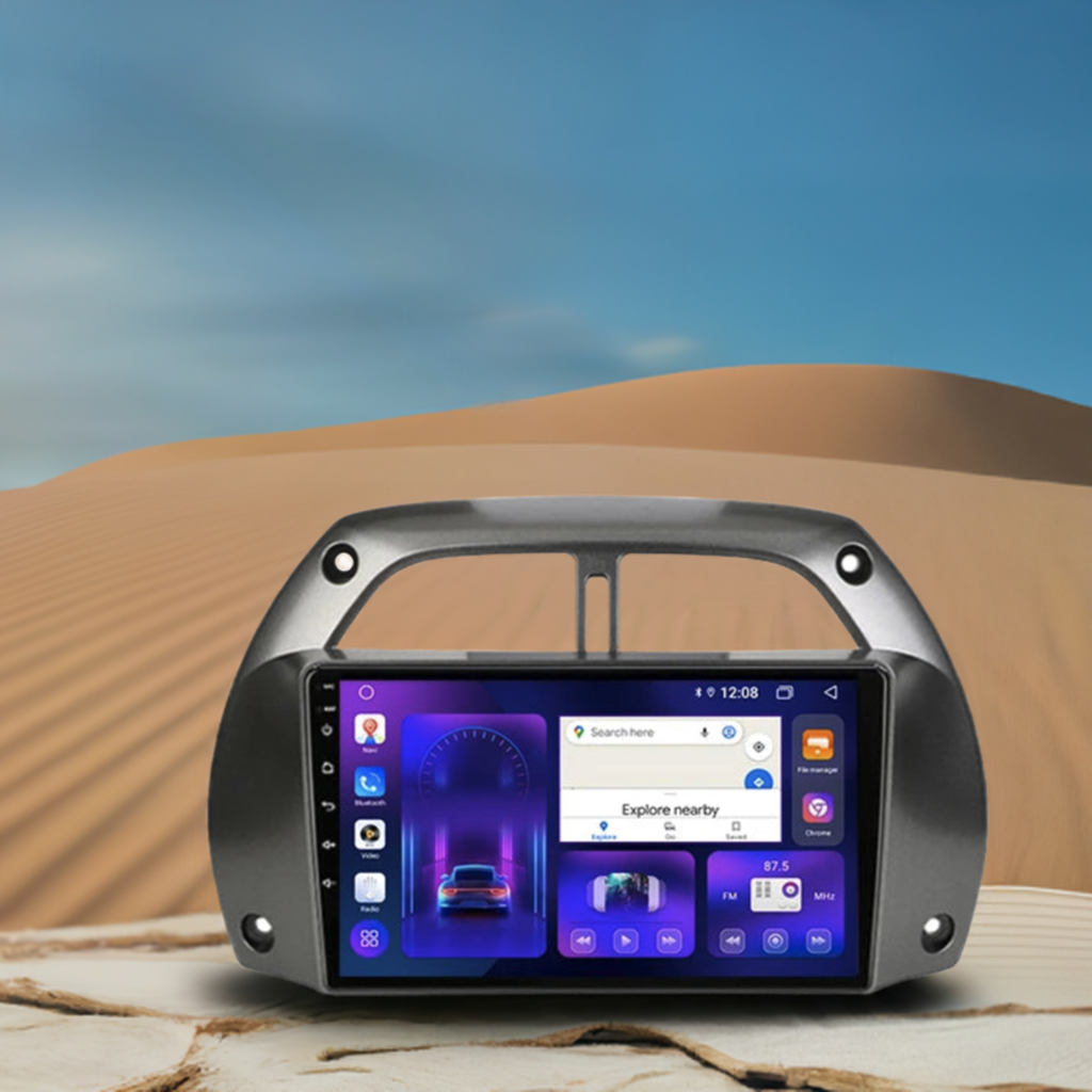 9” 2 Din Android car radio for Toyota RAV4 2001–2006