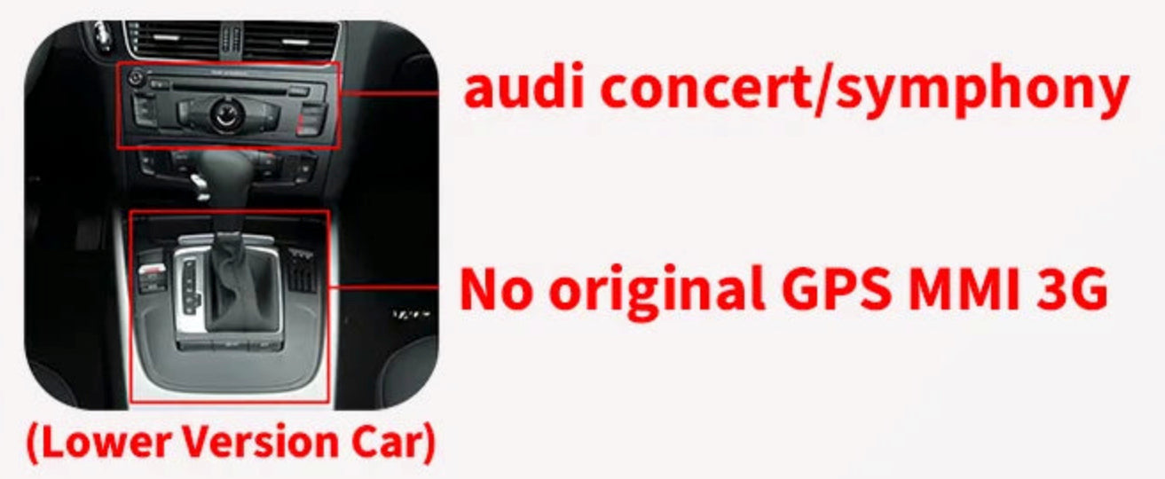 Autoradio Android 13 CarPlay da 10,25" per Audi A4 A5 B8 S4 S5 2009-2016