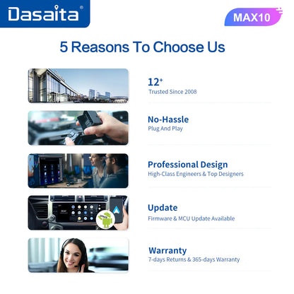 Dasaita MAX11 9" Autoradio per Toyota Corolla 2007-2013 con CarPlay e Android Auto 