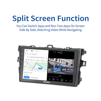 Dasaita MAX11 9" Autoradio per Toyota Corolla 2007-2013 con CarPlay e Android Auto 