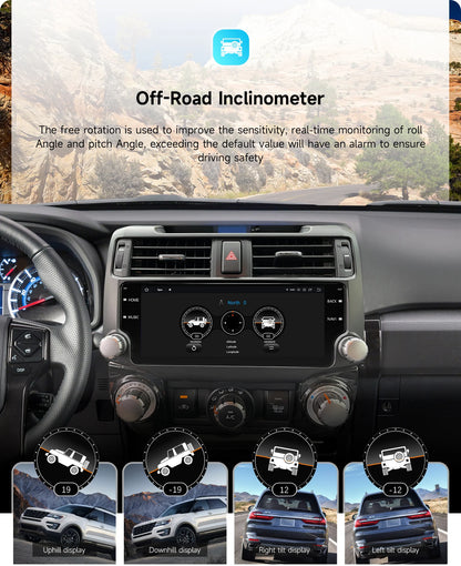 Dasaita 10.25" Autoradio per Toyota 4Runner 2010-2019 con CarPlay e Android Auto 