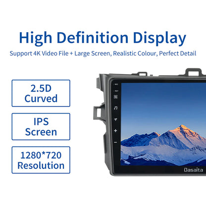Dasaita MAX11 9" Autoradio per Toyota Corolla 2007-2013 con CarPlay e Android Auto 