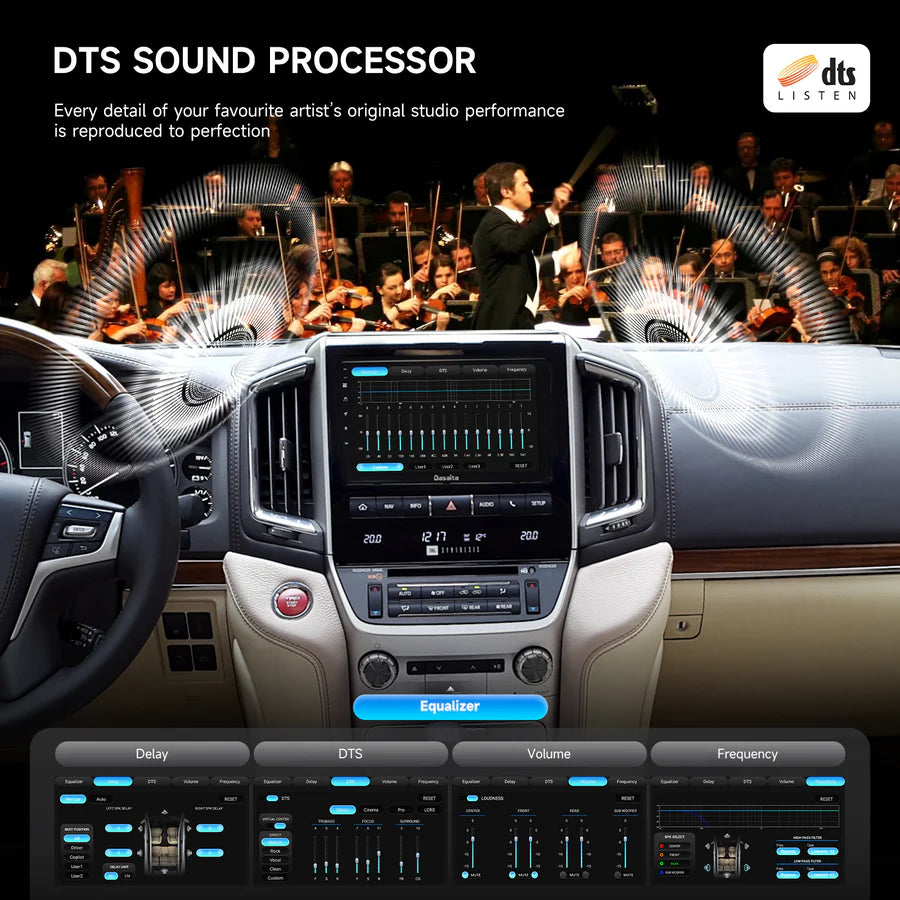 Dasaita 9" QLED Autoradio per Toyota Land Cruiser 2016-2018 