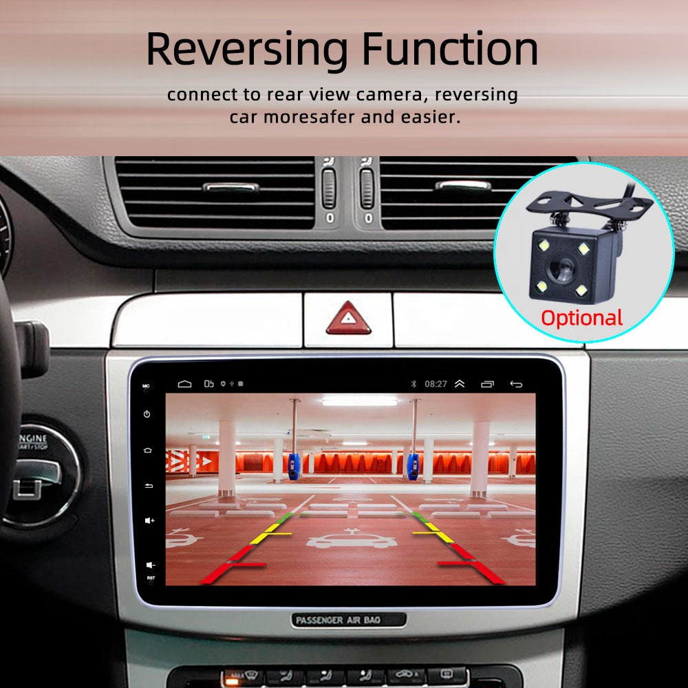 Radio de Coche Android 10"  1din Dvd Pantalla Rotativa de 360 Grados AutoRadioCanario