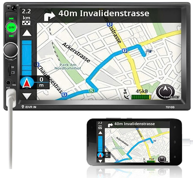 Autoradio 2 Din 7" Multimedia con Bluetooth AutoRadioCanario