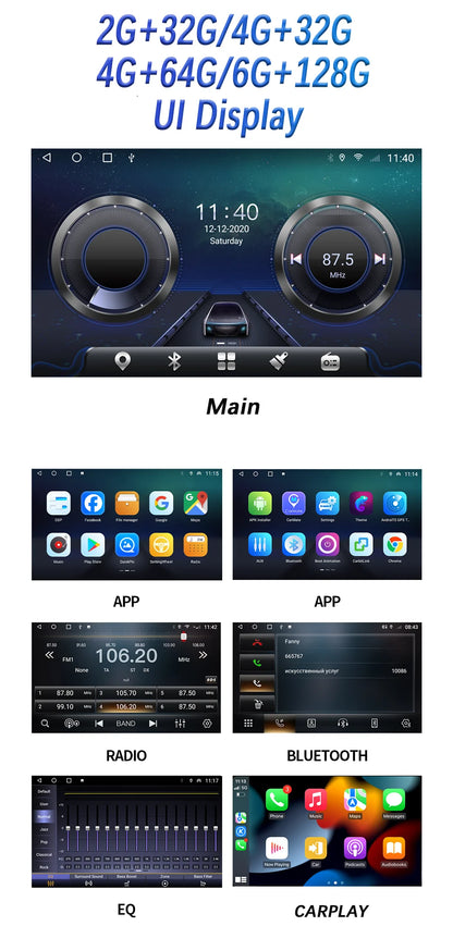Android 13 7" One Din for Land Rover Freelander 2 2006-2012