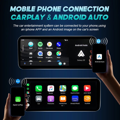 Radio Android 14 8.8” 2 Din per Mercedes Classe C W204 2011-2014 – CarPlay, GPS e WIFI