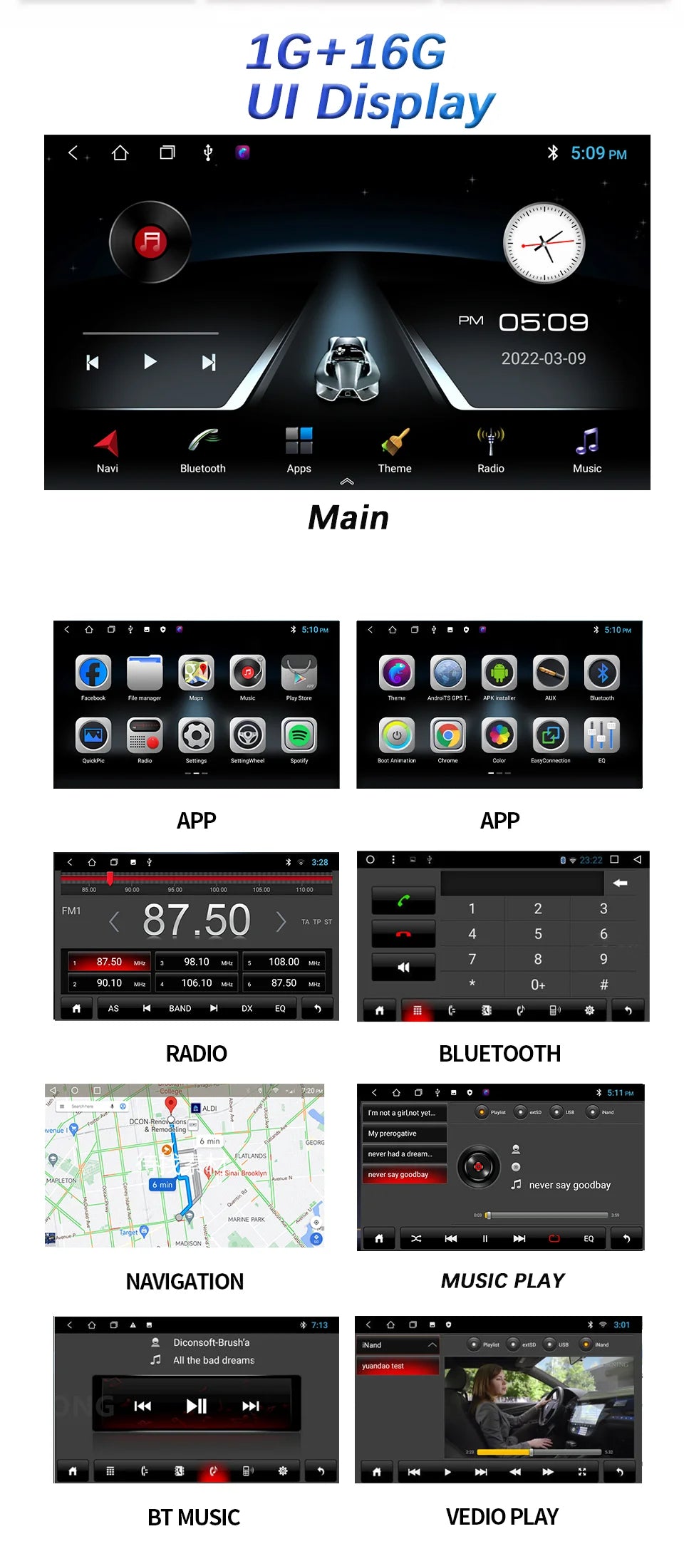 Android car radio 7" LAND ROVER FREELANDER 2 2006-2012
