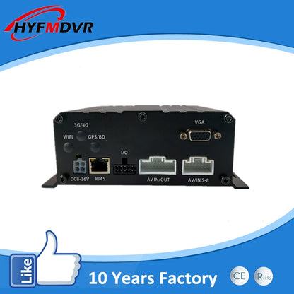 DVR 1080P a 8 canali con GPS da 7" e WiFi per veicoli