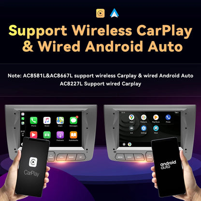Double Din Car Stereo, 7", Android 12 for Alfa Romeo Mito 2008-2012