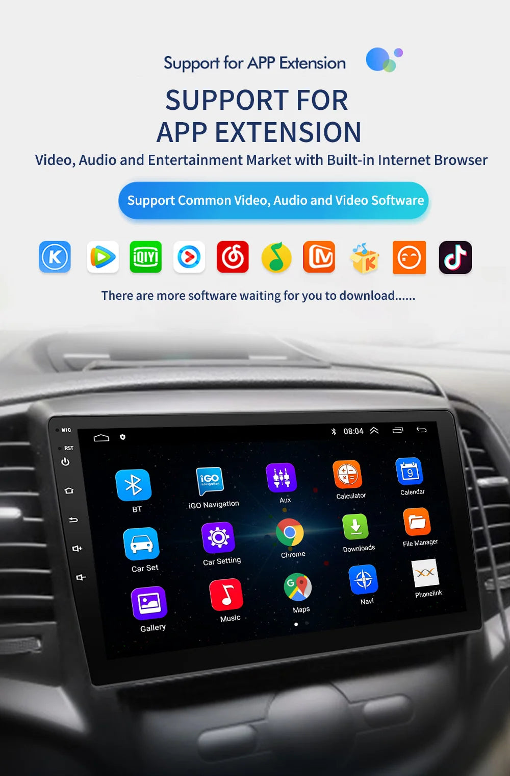 Radio Android 12 CarPlay, 9" 2 Din per Ford Fiesta MK6 2002-2008