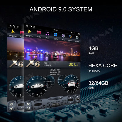 Autoradio Android Tesla da 12" per Jaguar XK XKR 2007-2011