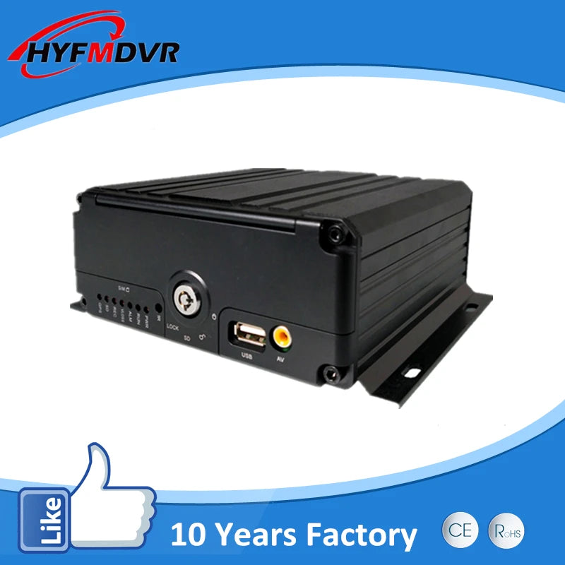 DVR 1080P a 8 canali con GPS da 7" e WiFi per veicoli