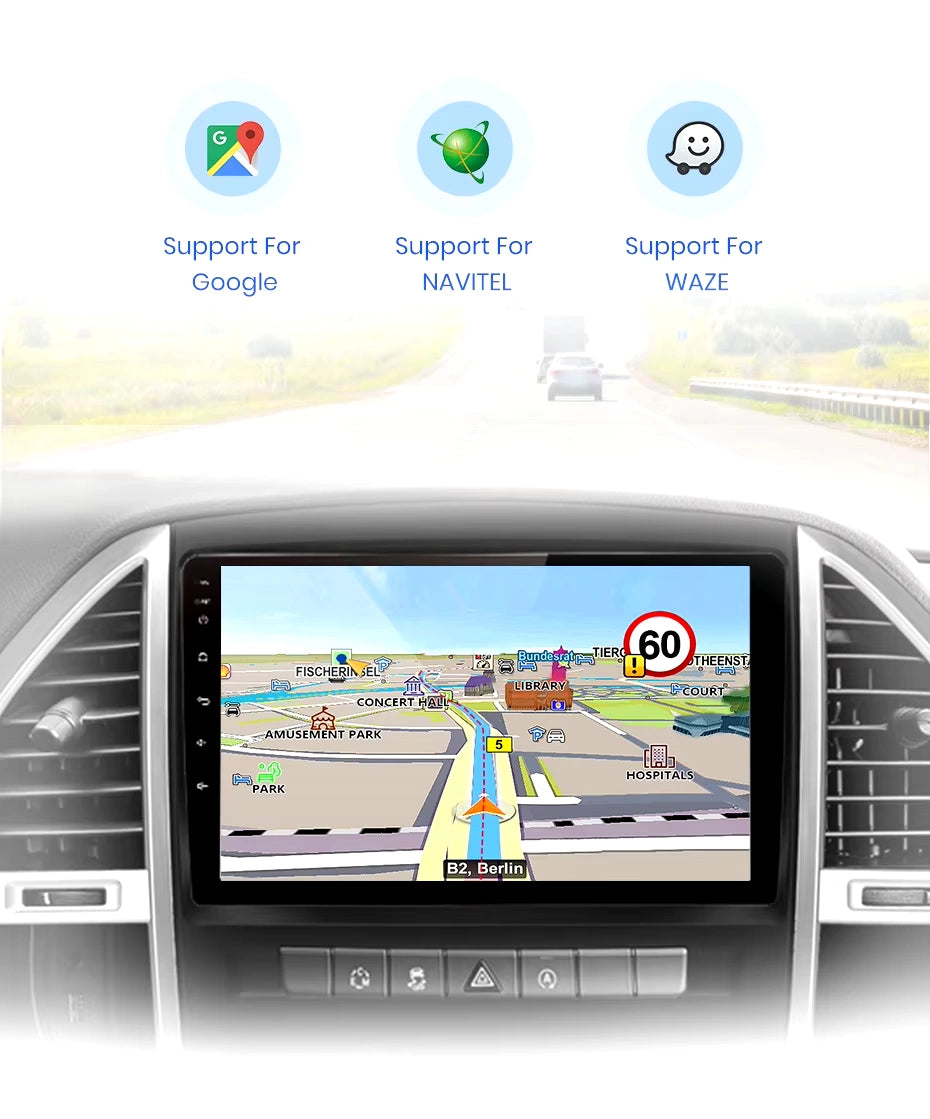 Autoradio 10.1” 2 DIN Android para Mercedes Benz Vito W447