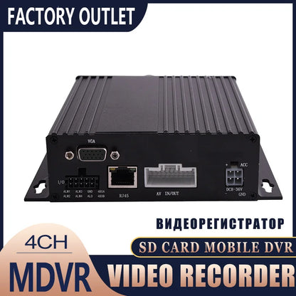 DVR 4CH 1080P GPS WIFI 7" LCD per camion, furgoni e autobus