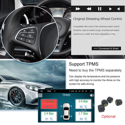Autoradio Android Tesla da 12" per Jaguar XK XKR 2007-2011