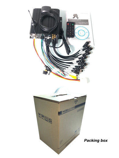 DVR 1080P a 8 canali con GPS da 7" e WiFi per veicoli