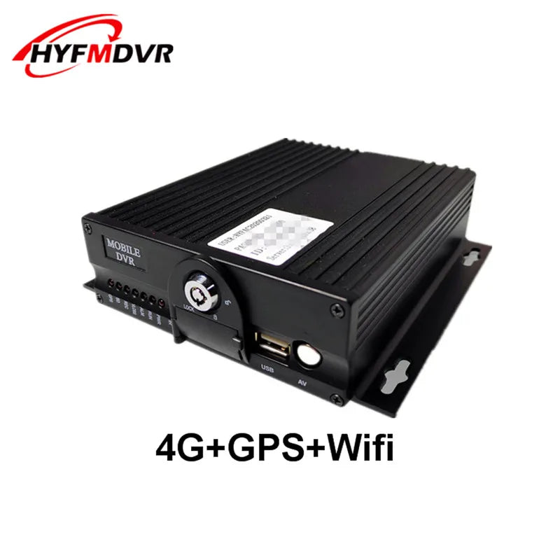 DVR 4CH 1080P GPS WIFI 7" LCD per camion, furgoni e autobus