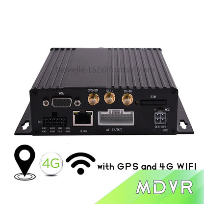 DVR 4CH 1080P GPS WIFI 7" LCD per camion, furgoni e autobus
