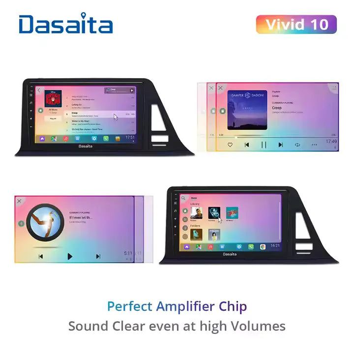 Dasaita 9" QLED con GPS para Toyota CHR 2016-2020 | Carplay y Android Auto Inalámbrico