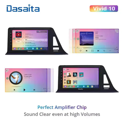 Dasaita 9" QLED con GPS para Toyota CHR 2016-2020 | Carplay y Android Auto Inalámbrico