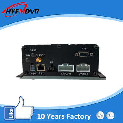 DVR 1080P a 8 canali con GPS da 7" e WiFi per veicoli