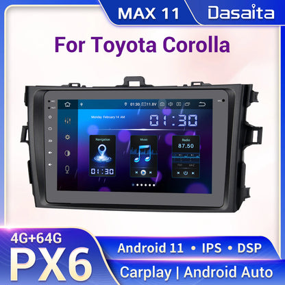 Dasaita MAX11 9" Autoradio per Toyota Corolla 2007-2013 con CarPlay e Android Auto 