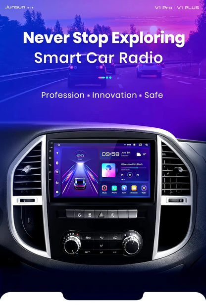 Autoradio 10.1” 2 DIN Android para Mercedes Benz Vito W447