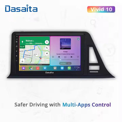Dasaita 9" QLED con GPS para Toyota CHR 2016-2020 | Carplay y Android Auto Inalámbrico