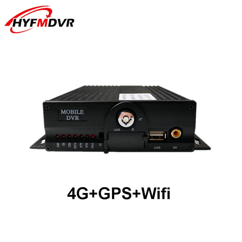 DVR 4CH 1080P GPS WIFI 7" LCD per camion, furgoni e autobus