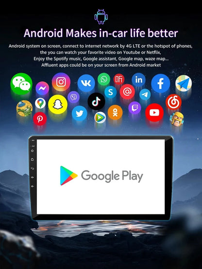 Multimedia Android 10" para Renault Trafic 2001-2010, Navegación y CarPlay