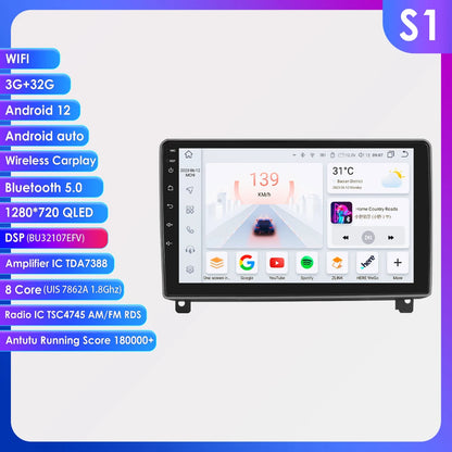 Autoradio GPS da 9" Peugeot 407 CC SW 2004-2011 CarPlay 2DIN