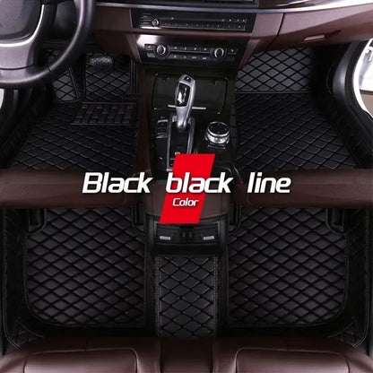 Tappetini di lusso 3D per Fiat 500 2011-2012 (DIN)