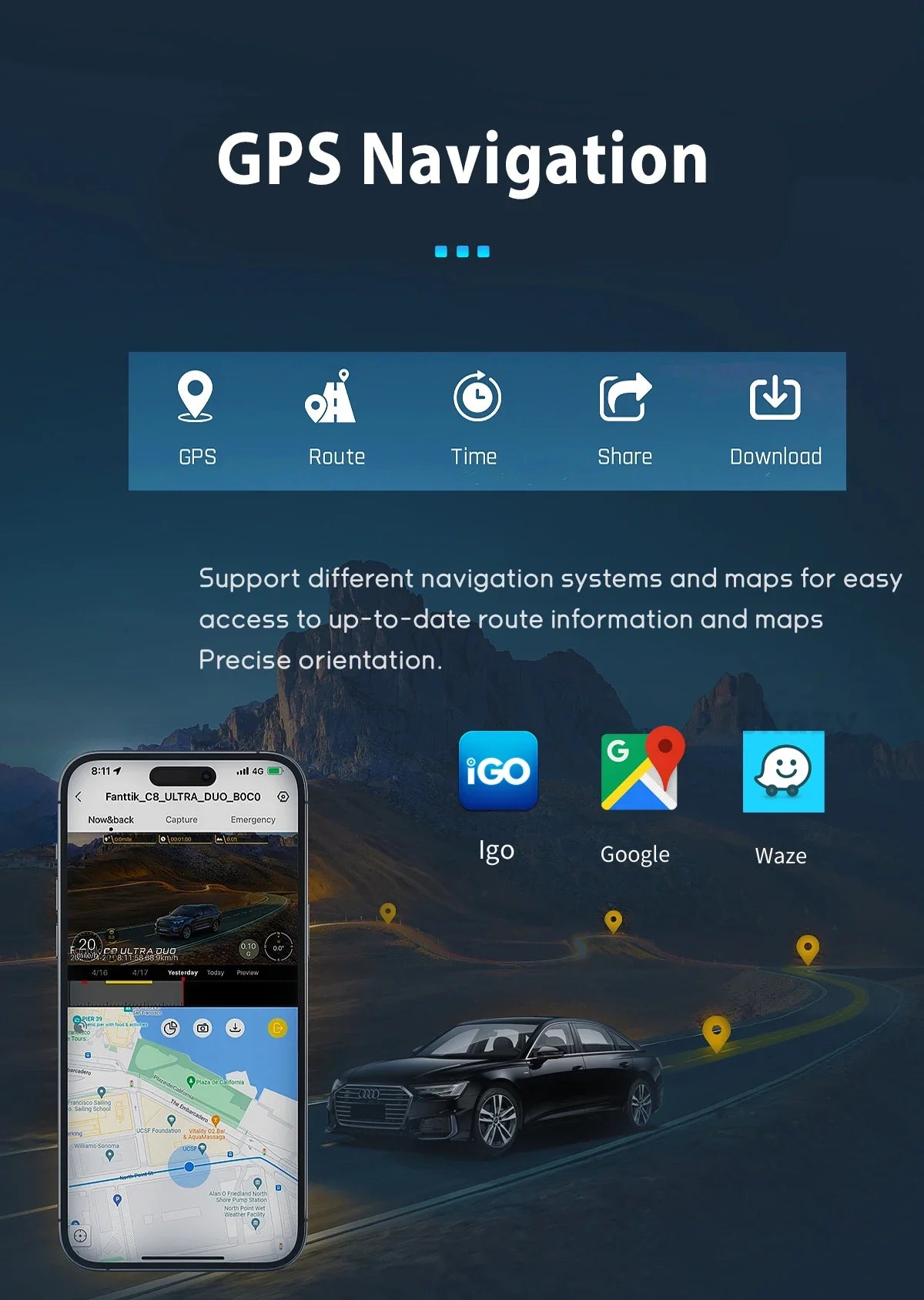 CarPlay Android 13 de 10.25" para Audi A1 2012-2018