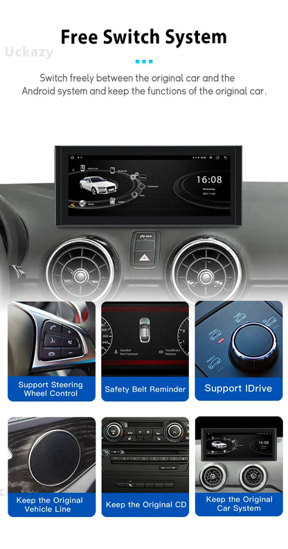 CarPlay Android 13 de 10.25" para Audi A1 2012-2018