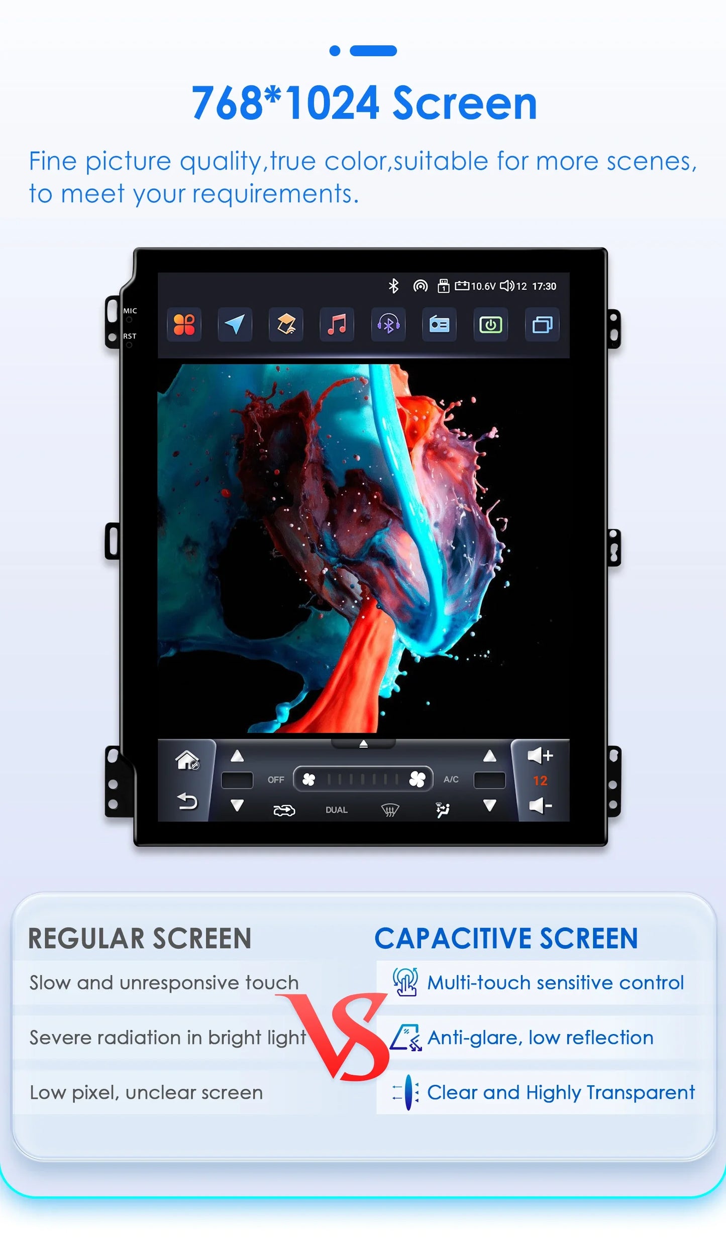 Autoradio Android 13 da 9,7" Double Din per Land Cruiser Prado 120 / Lexus GX470 2002-2009