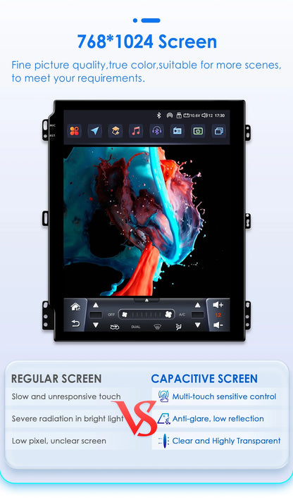 Autoradio Android 13 da 9,7" Double Din per Land Cruiser Prado 120 / Lexus GX470 2002-2009