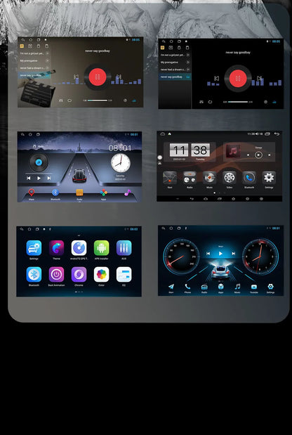 Autoradio 9" 1DIN CarPlay per Renault Clio 2001-2012