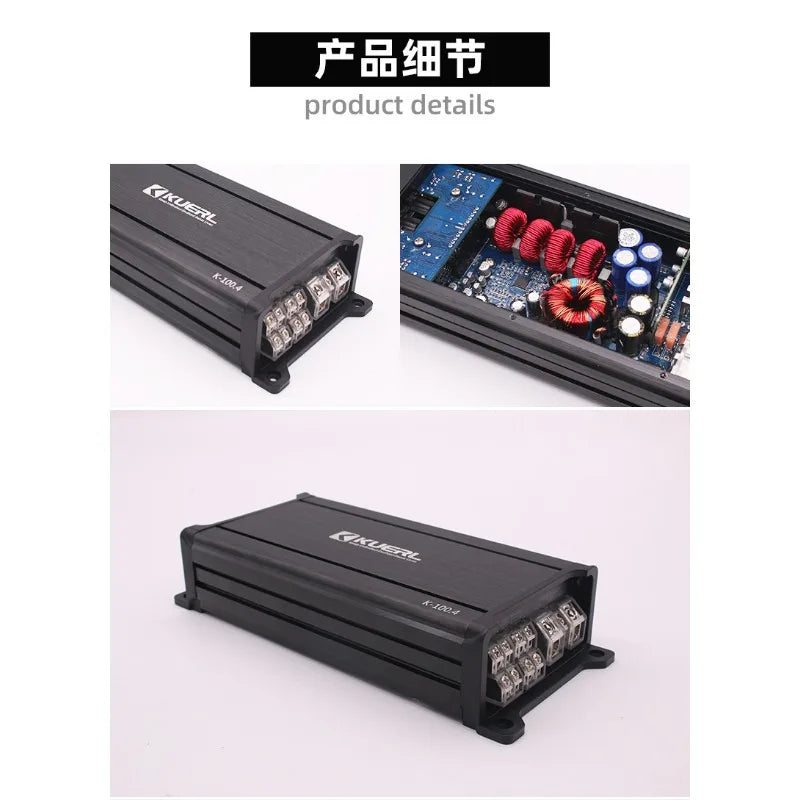 Amplificatore digitale a 4 canali 4x100W 12V Classe D