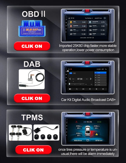 Radio multimediale 9" Double Din per Volkswagen T-ROC/T-Cross/Polo 2018-2020