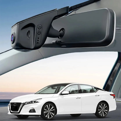 Telecamera DVR per auto WiFi 4K, controllo APP e monitor di parcheggio