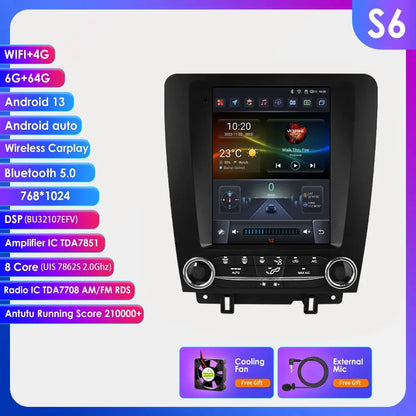 Autoradio Android 13 da 9,7" per Ford Mustang 2010-2014 - CarPlay, GPS, 4G, 8Core