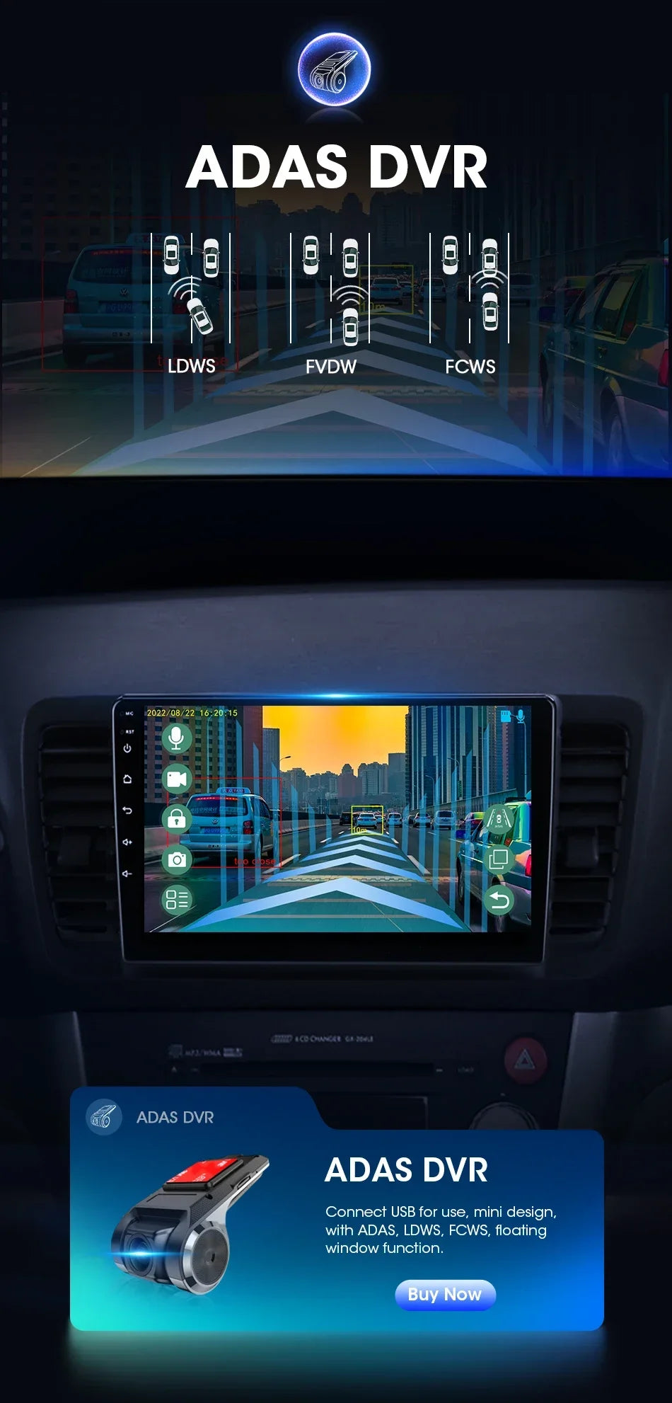 Radio 2Din Android 12 para VW Passat 7 AutoRadioCanario