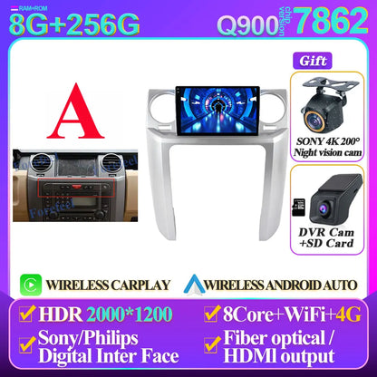 Land Rover Discovery 9" Smart Stereo Android 14, 2004-2009