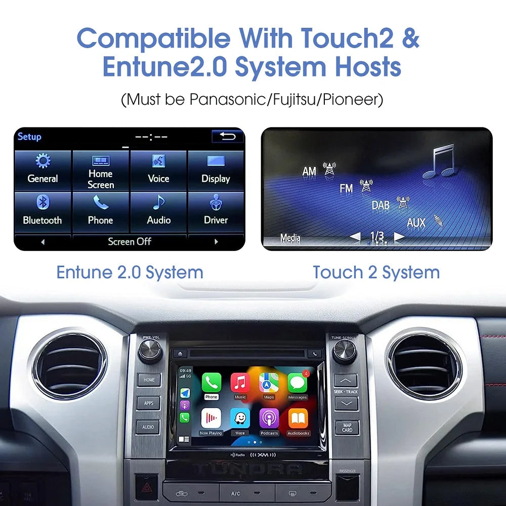 Decoder CarPlay Android Auto per Toyota Touch2 14-19