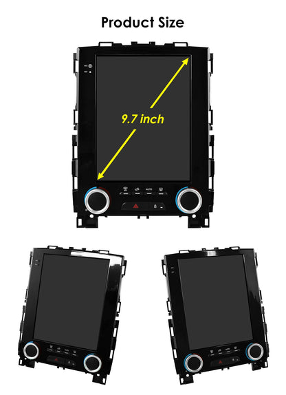 Autoradio Android 13 da 9,7" con doppio DIN per Renault Megane 4/Koleos/Samsung SM6/Talisman 2017-2019
